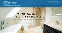 Desktop Screenshot of milestoneplumbinginc.com